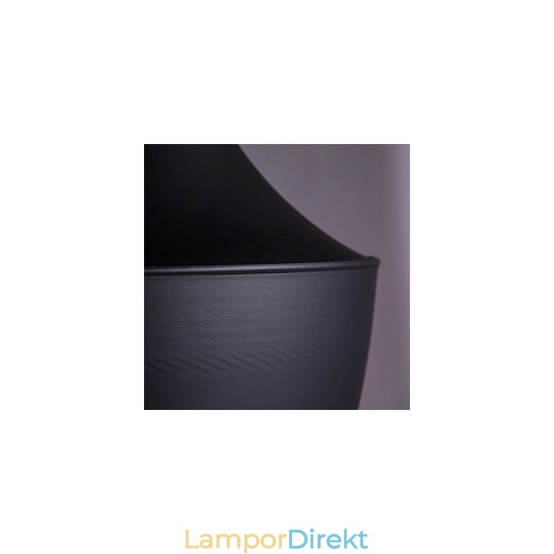 Strömlinjeformad Taklampa I Svart