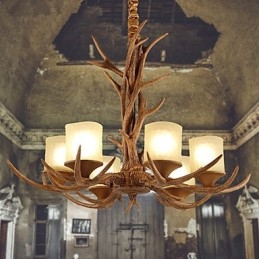 Ljuskrona Pendel Light Vintage Resin