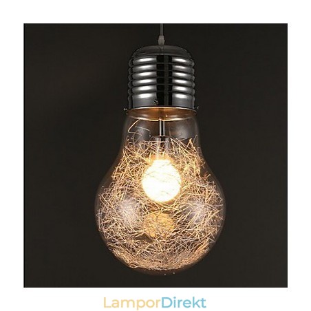 Enkla Idéer Med En Stor Glödlampa Glaskrona Droplight Lampa Enkla Idéer Med En Stor Glödlampa Glaskrona Droplight Lampa