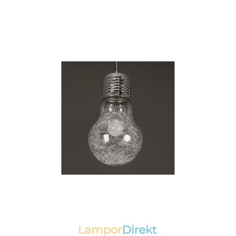 Enkla Idéer Med En Stor Glödlampa Glaskrona Droplight Lampa