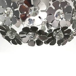 Modern Och Modern Globe Crystal Mini Style Elektropläterad Pendellampa