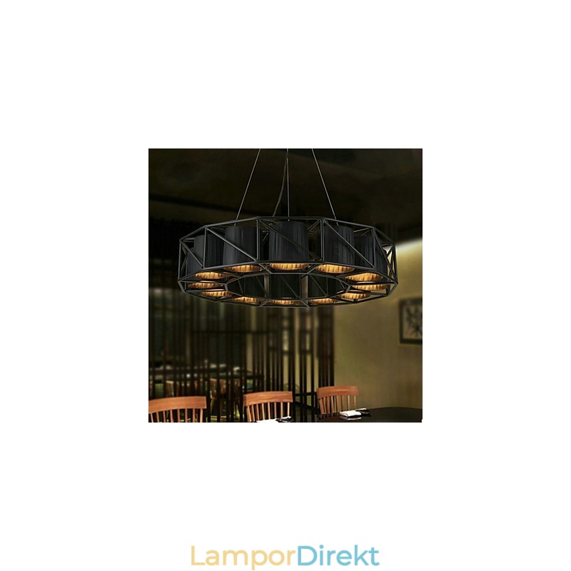 Vintage Lantmålning Metall Taklampa Garage