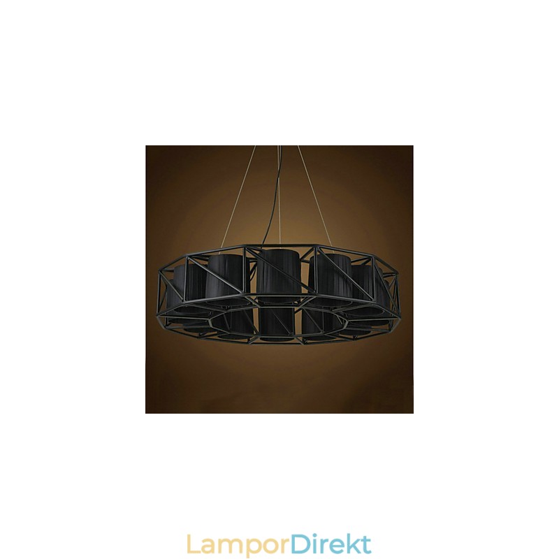 Vintage Lantmålning Metall Taklampa Garage