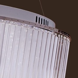 Modern Och Modern Trumkristall Galvaniserad Taklampa