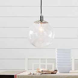 Traditionell Classic Globe Mini Style Pendellampa