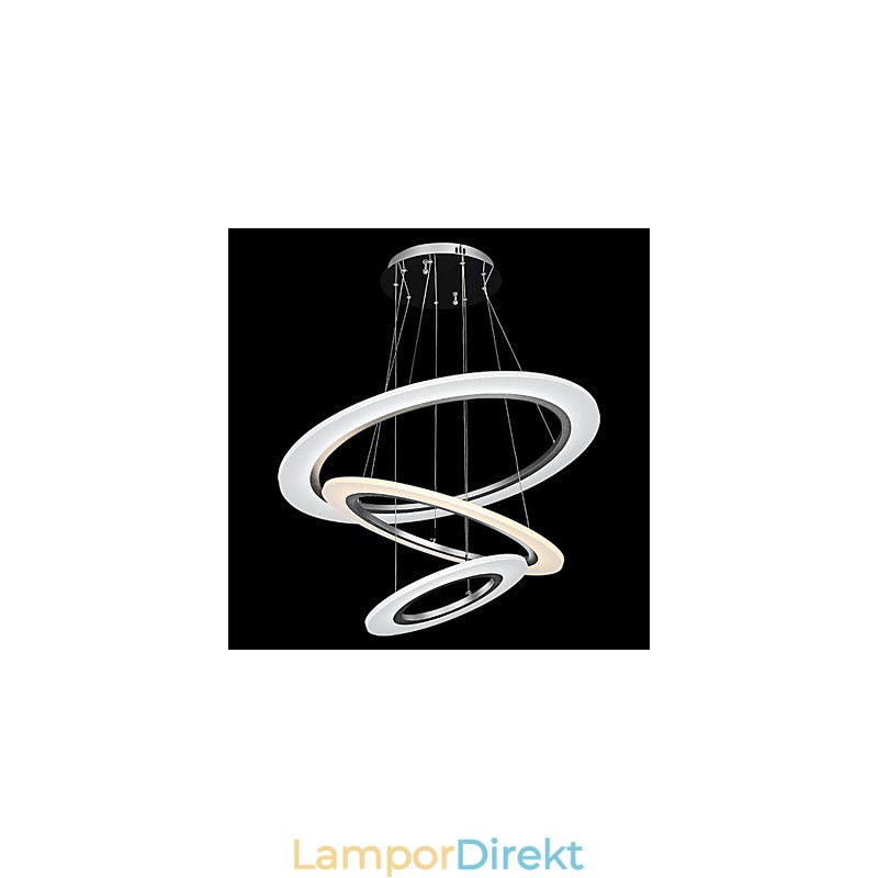 3-Ring Diy-Form Akryl Taklampa Taklampor Ljuskrona Armaturer Med