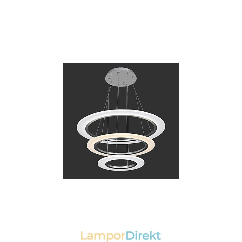 3-Ring Diy-Form Akryl Taklampa Taklampor Ljuskrona Armaturer Med