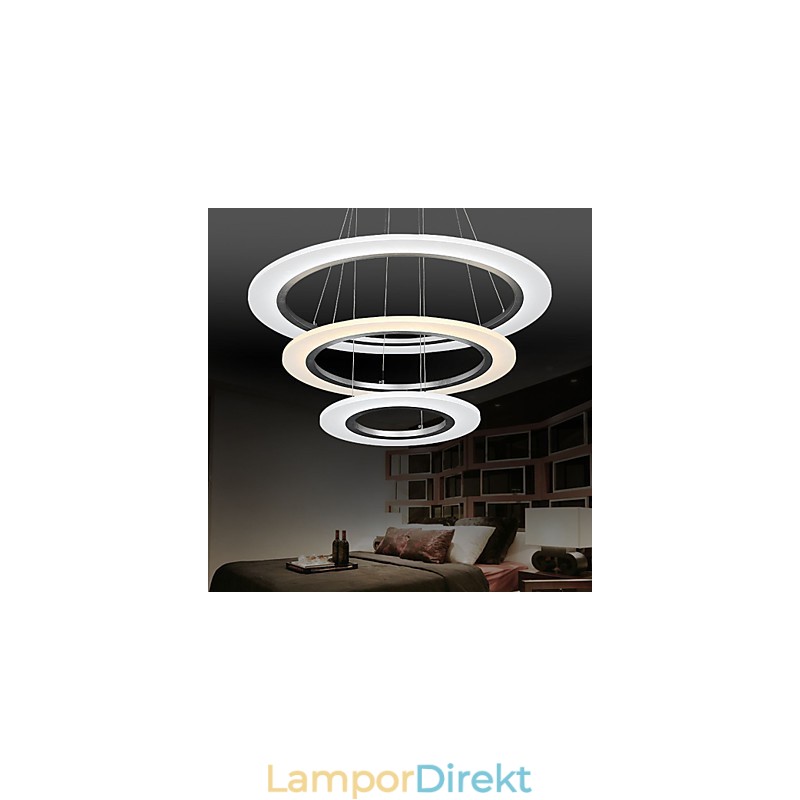 3-Ring Diy-Form Akryl Taklampa Taklampor Ljuskrona Armaturer Med