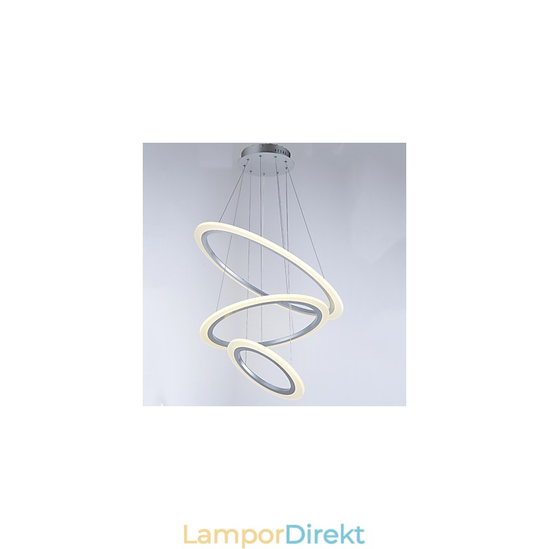 3 Ring Diy Form Akryl Pendelljus Taklampor Ljuskrona Belysning