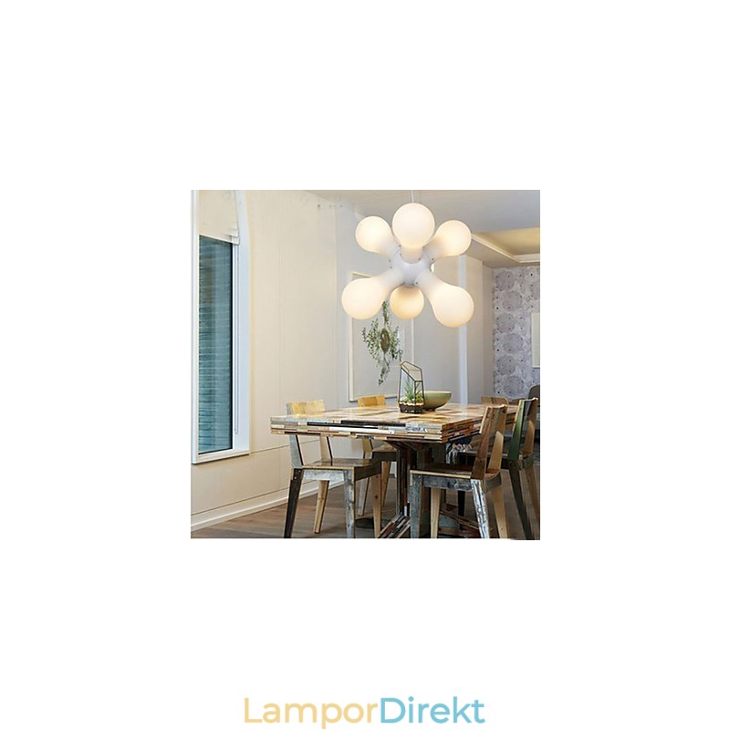 Enkel Taklampa I Glas