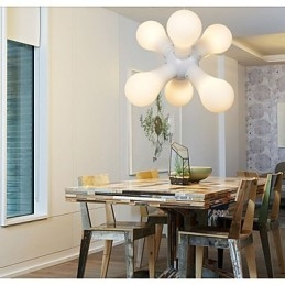 Enkel Taklampa I Glas