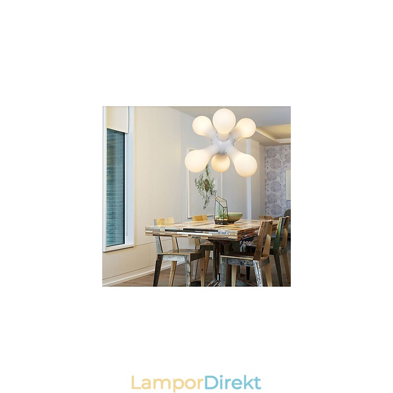 Enkel Taklampa I Glas