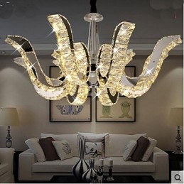 Kristalllampa Modern Lyxljus Kristall Pendellampa