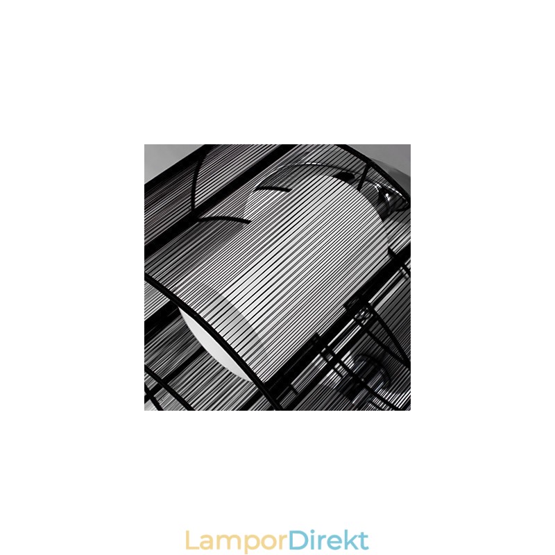 Taklampa Modern Design 2 Lampor Svart