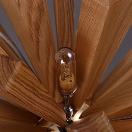 Pendellampor Country Wood Bamboo