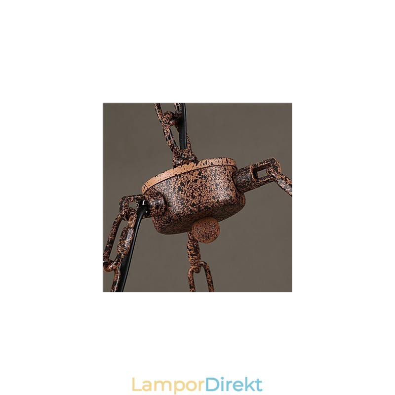 Keramisk Industri Vindrep Ljuskrona Retrolron Ljuskrona Enkel