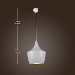 Modern Samtida Retro Landmålning Metall Taklampa