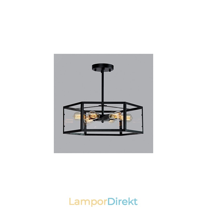 Pendellampor Mini Style Retro Garage Metal