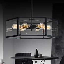 Pendellampor Mini Style Retro Garage Metal