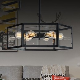Pendellampor Mini Style Retro Garage Metal