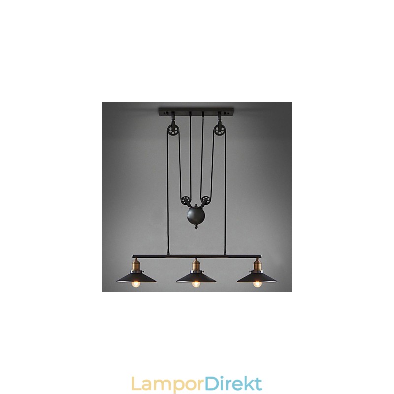 Pendellampor Vintage 3 Lampor St64 Lampor Ingår Upp Och Ner System