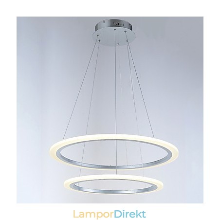 Modern 2-Ring Taklampa Ljuskrona Belysningsarmaturer Med Modern 2-Ring Taklampa Ljuskrona Belysningsarmaturer Med