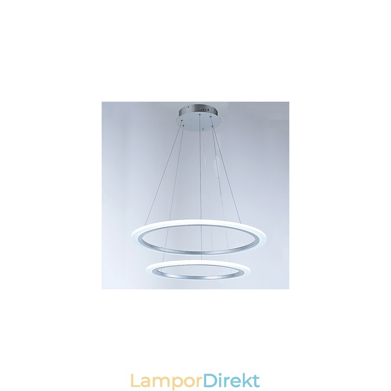 Modern 2-Ring Taklampa Ljuskrona Belysningsarmaturer Med