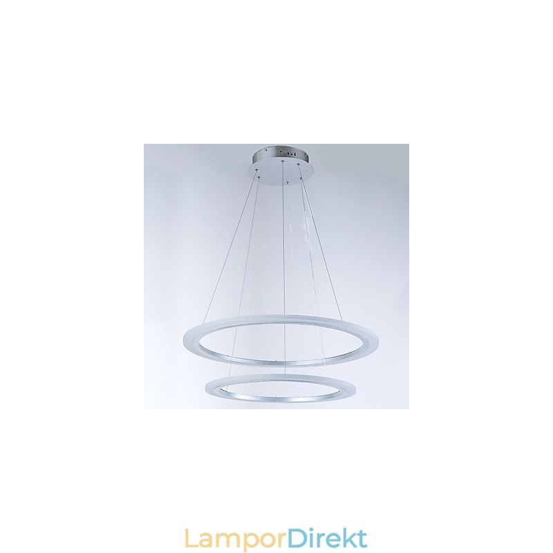 Modern 2-Ring Taklampa Ljuskrona Belysningsarmaturer Med