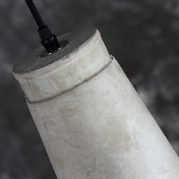 Nordisk Minimalistisk Retro Pendelljus Cement Vintage Lampbelysningsarmatur