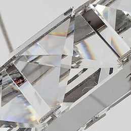 Modern Och Modern Kristall Galvaniserad Metallkrona