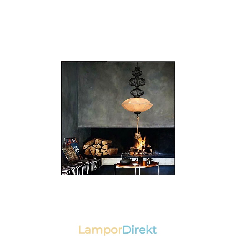 Nordic Retro Industrial Hamp Creative Birdcage Lamps