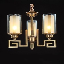 Lampa I Kinesisk Stil Kopparlampa Kopparlampa