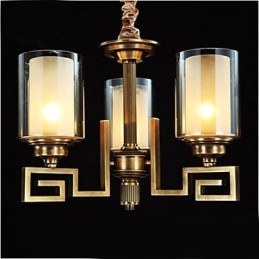 Lampa I Kinesisk Stil Kopparlampa Kopparlampa