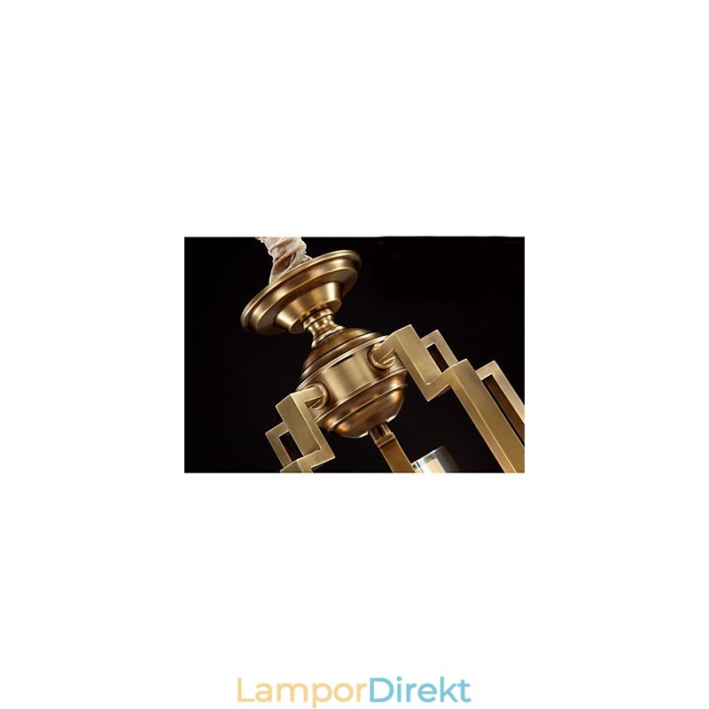 Lampa I Kinesisk Stil Kopparlampa Kopparlampa
