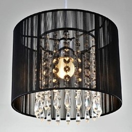Modern Och Modern Kristallkrom Metall Taklampa