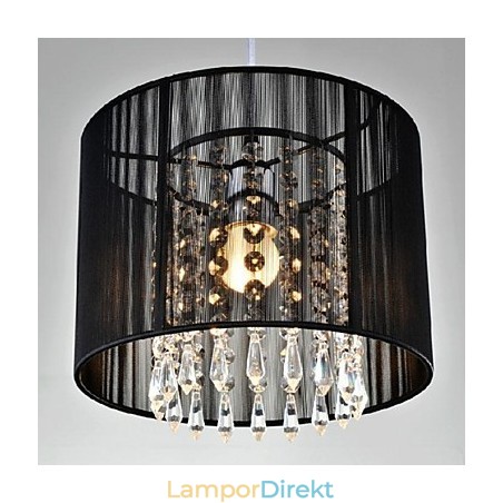 Modern Och Modern Kristallkrom Metall Taklampa