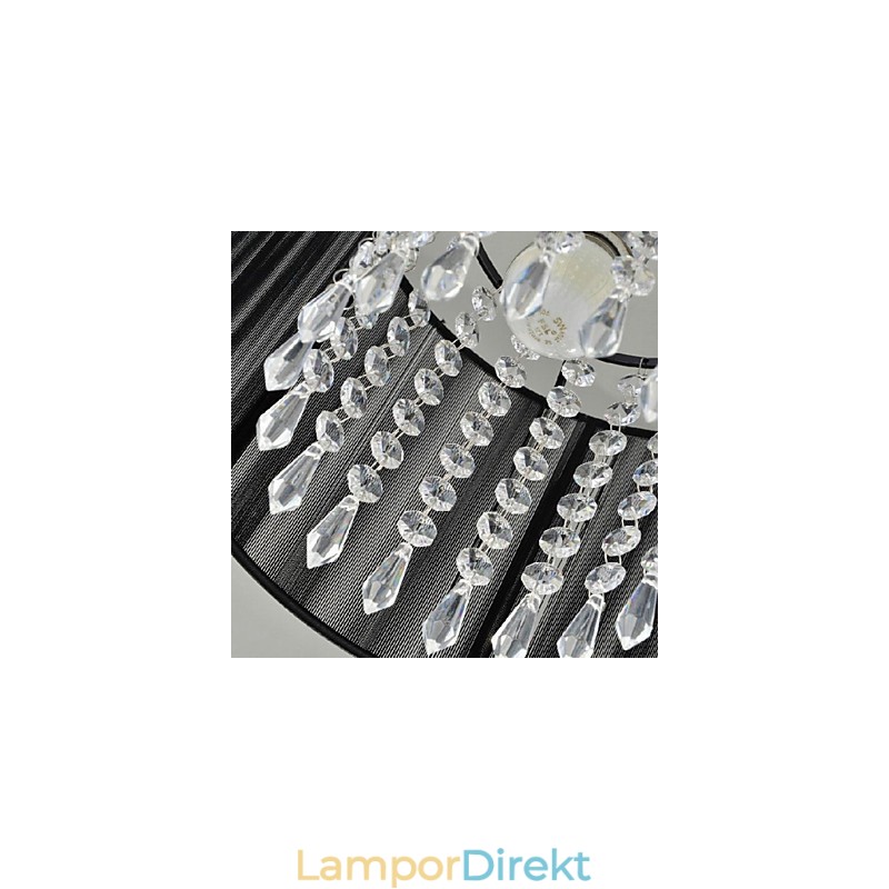 Modern Och Modern Kristallkrom Metall Taklampa