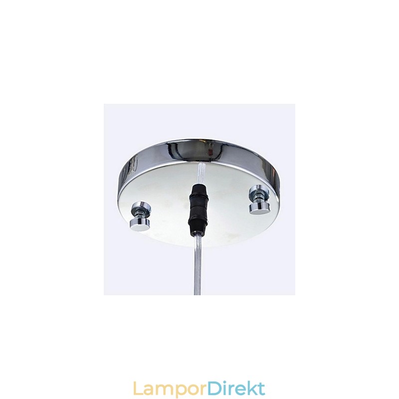 Modern Och Modern Kristallkrom Metall Taklampa