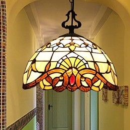 1 Meter Europeisk Pastoral Lampa Creative Art Glass Small Droplight