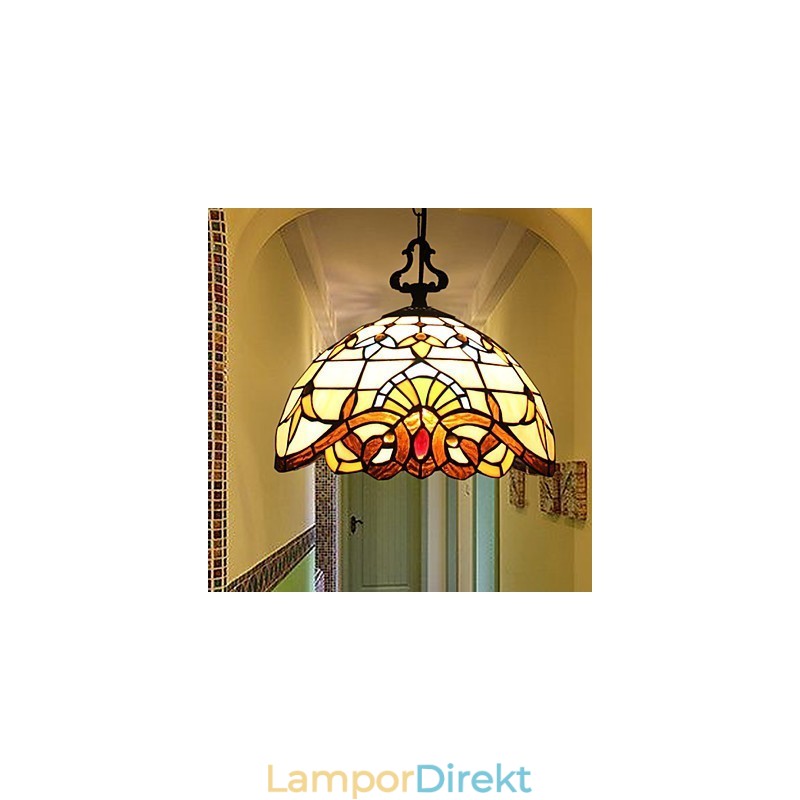 1 Meter Europeisk Pastoral Lampa Creative Art Glass Small Droplight