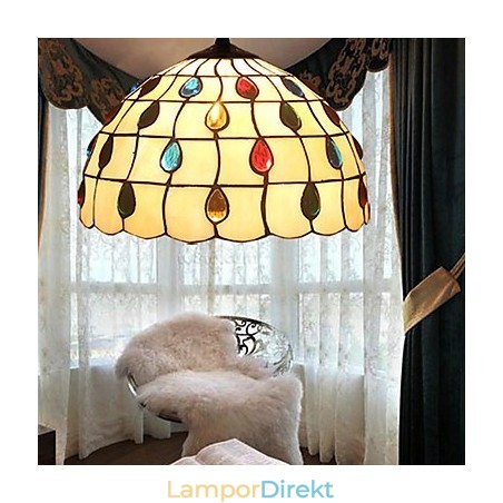 Europeiska Landsbygden Creative Arts Ljuskrona Av Målat Glas Som Återställer Antika Sätt Lampa Ljus Europeiska Landsbygden Creative Arts Ljuskrona Av Målat Glas Som Återställer Antika Sätt Lampa Ljus
