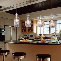 40W*4 Modern Samtida Traditionell Klassisk Vintage Ö Metall Taklampa