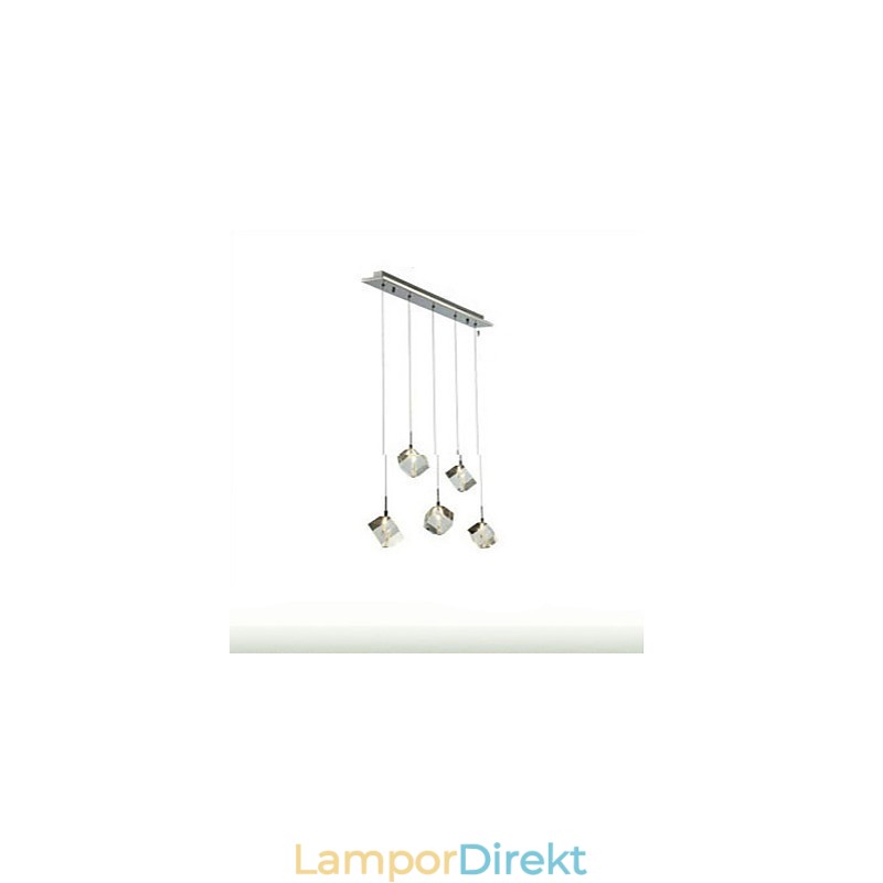 Fashion Crystal Lampa Fem Head Crystal Pendel