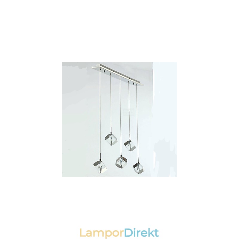 Fashion Crystal Lampa Fem Head Crystal Pendel