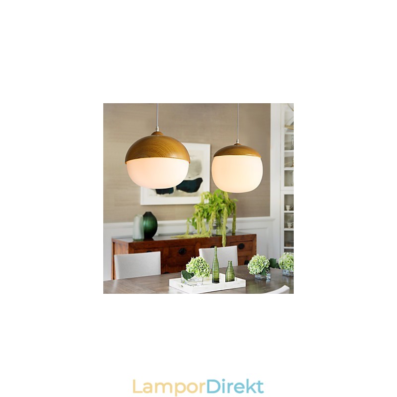 Nordic Contracted Mushroom Creative Nuts Single Head Glas Ljuskrona Lamp Light