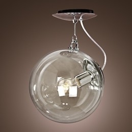 Modern Contemporary Globe Mini Style Anodiserad Pendellampa