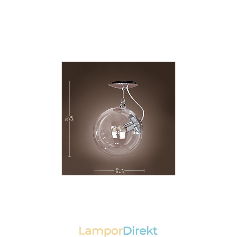 Modern Contemporary Globe Mini Style Anodiserad Pendellampa