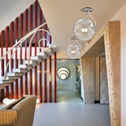 Modern Contemporary Globe Mini Style Anodiserad Pendellampa