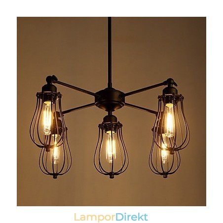 Pendellampor Traditionell Klassisk Rustik Lodge Retro Metal 5 Lampor Pendellampor Traditionell Klassisk Rustik Lodge Retro Metal 5 Lampor