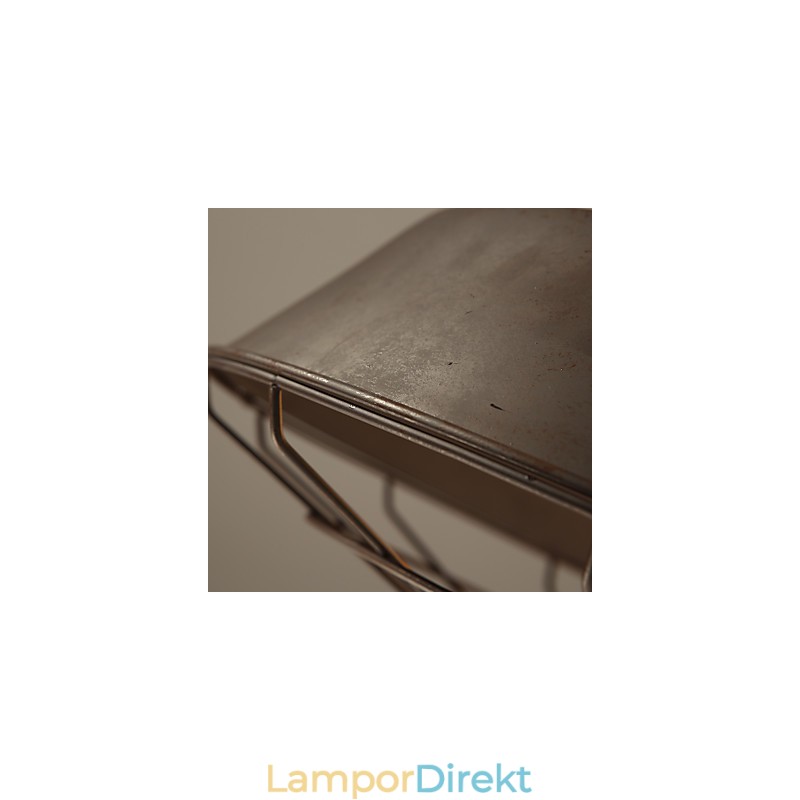 Retro Taklampa 1 Ljus Gammal Metall Materila Shade Shop